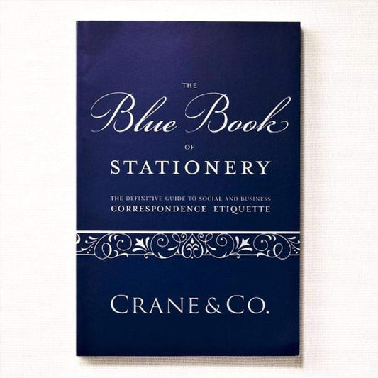 Crane & Co. Blue Book of Stationery (CA9000A), White