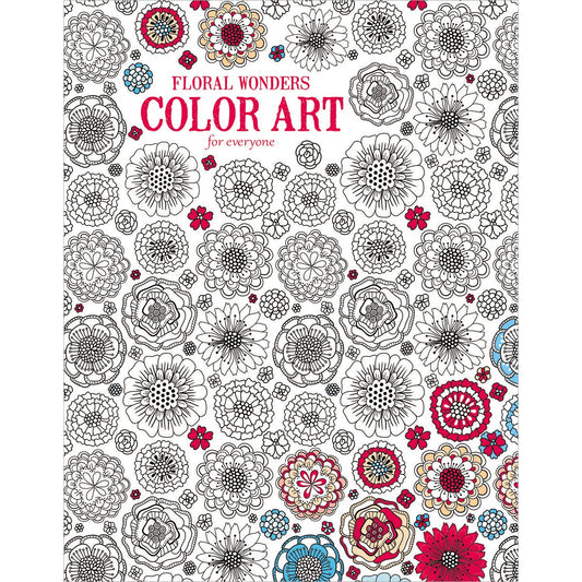 LolliZ Leisure Arts 6706 Floral Wonders Coloring Book - 1730