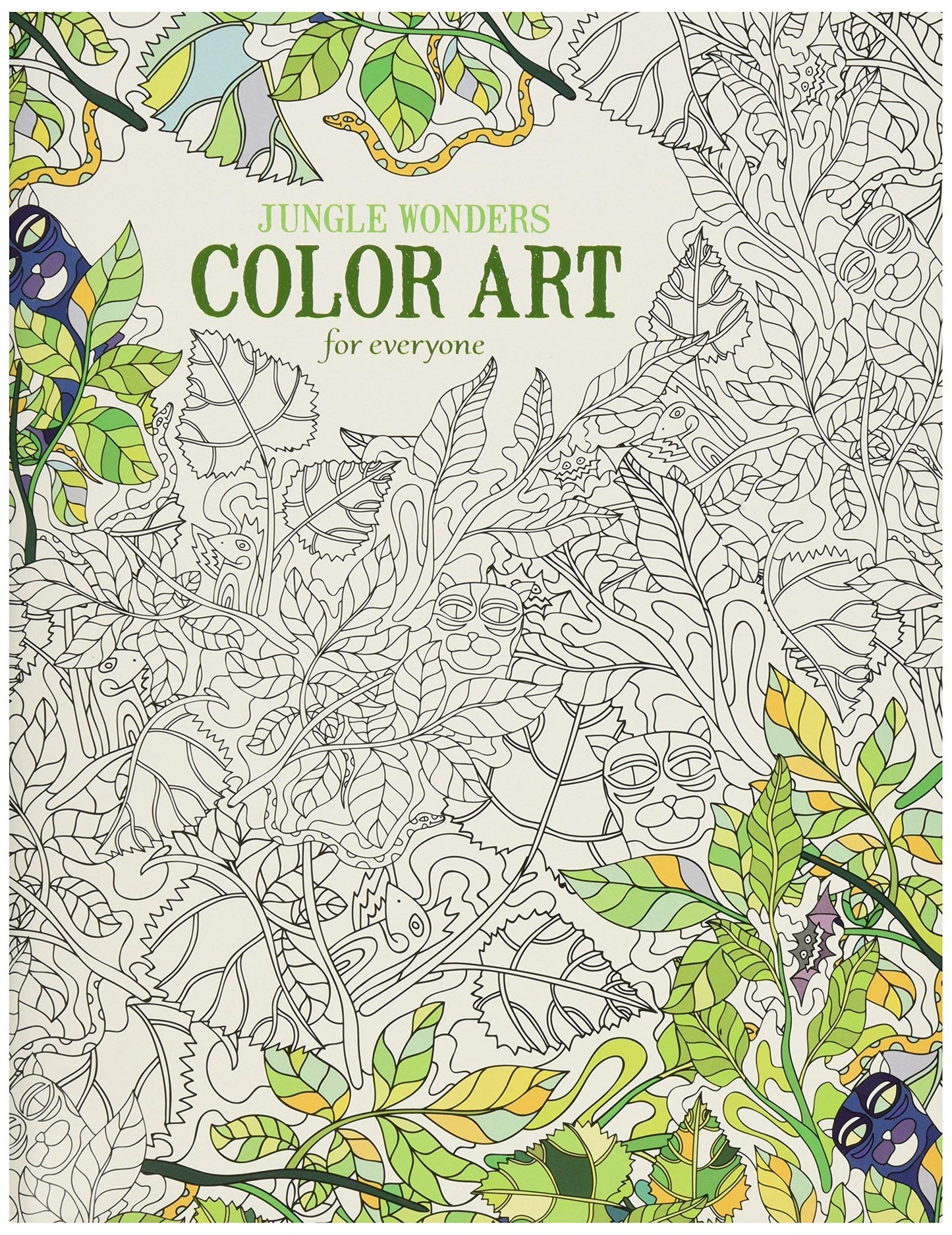 Leisure Arts 6766 Jungle Wonder Color Art, Assorted - 1986