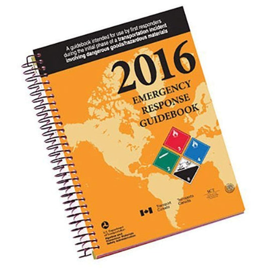 Labelmaster ERG0023 White Paper 2016 Emergency Response Guidebook, 0.300" Height, 5.5" Width, Spiral Bound Full Size