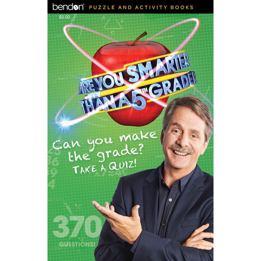 Bendon 78439 Are You Smarter Than a Fifth Grader? 96-Page Digest Activity Book - 7532