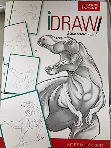 iDraw Dinosaurs (Intermediate & Advanced) Easy, Step-By-Step Tutorials - 8932