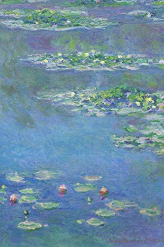 Monet Journal #20: Claude Monet Notebook Journal To Write In 6x9" 150 Lined Pages - Water Lilies - Cool Artist Gifts
