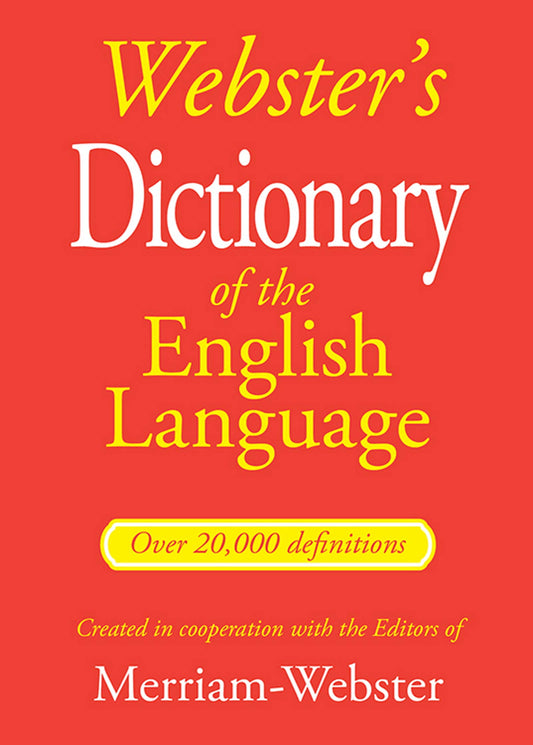 Bendon Webster's Dictionary of The English Language - 7207