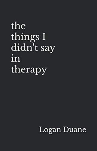the things I didn't say in therapy - 8152