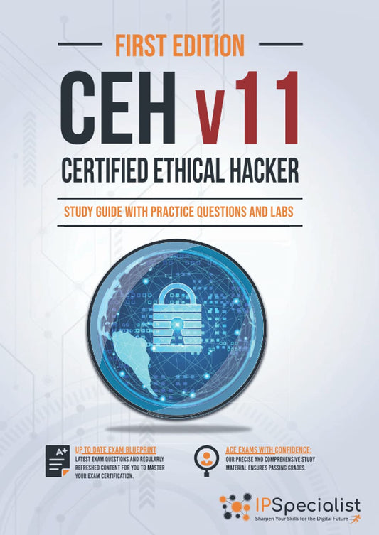 Certified Ethical Hacker v11: Study Guide with Practice Questions and Labs - 6554