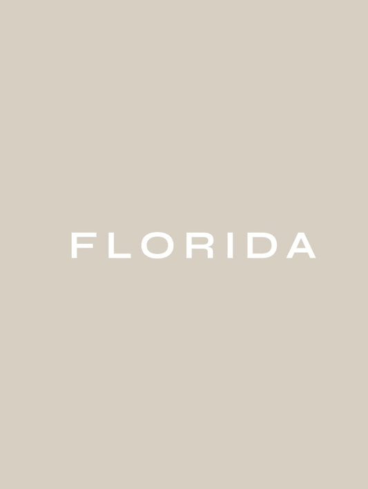 Florida: decorative coffee table book, 8.25x11” for bookshelves, home decor, display, staging - 2309