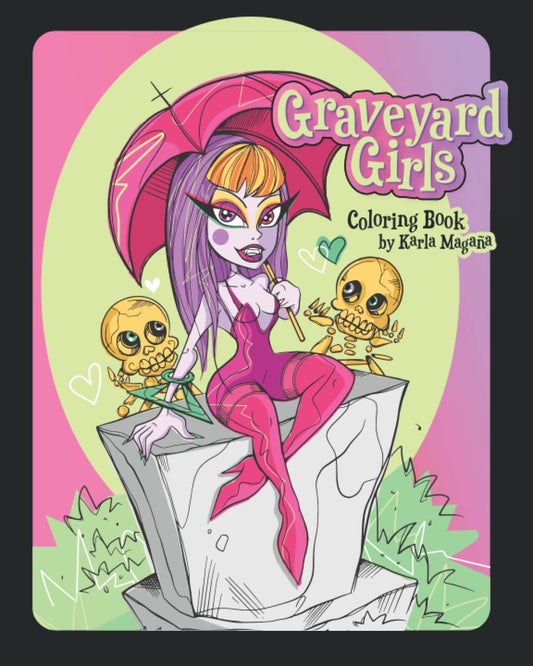 Graveyard Girls Coloring Book - 5809