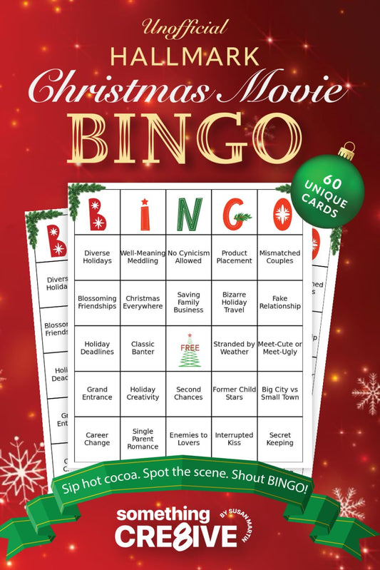 (Unofficial) Hallmark Christmas Bingo: Bingo to play while watching Hallmark Christmas movies
