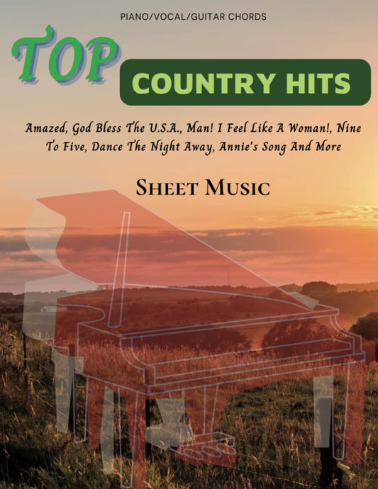 Top Country Hits Sheet Music: Piano/Vocal/Guitar - 3391