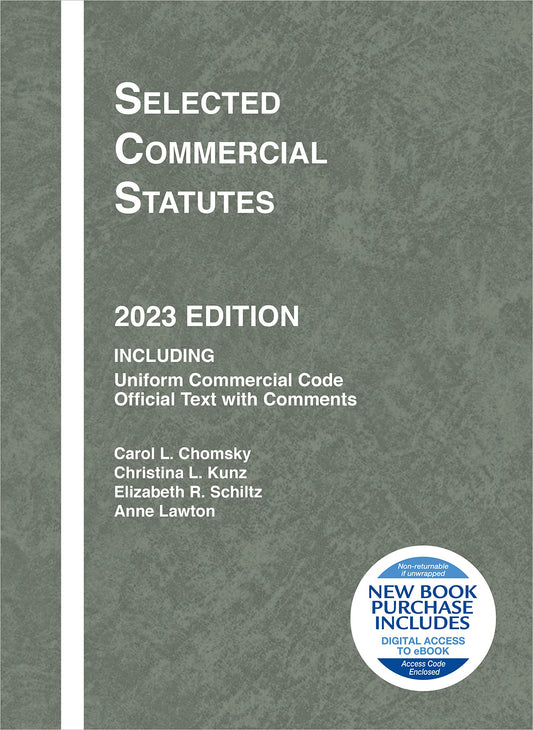 Selected Commercial Statutes, 2023 Edition (Selected Statutes) - 9108