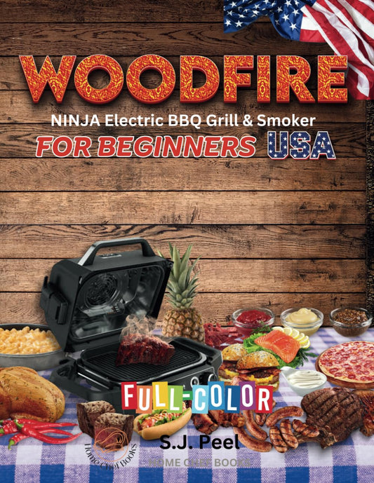 WOODFIRE: Discover the Ninja Woodfire Electric Pellet Smoker, a versatile outdoor BBQ, grilling, baking, dehydrating, smoking, air frying, and roasting sensation in US Measurements. - 9594
