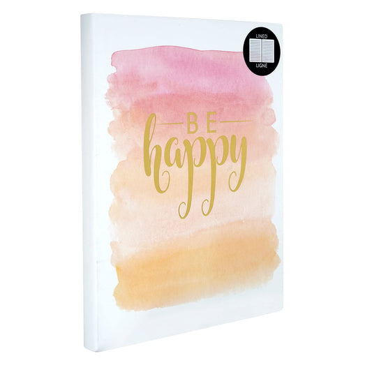 Be Happy Lined Journal by Artist's Loft™, 6”; x 8”; - 3194