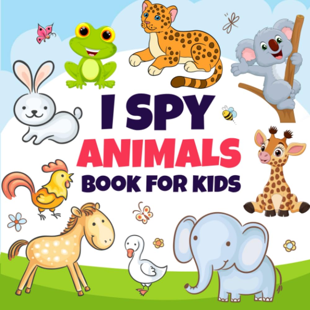 Search and Find Animals! I Spy Book for Kids Ages 2-5: A Fun Guessing Game & Coloring Activity Adventures | Perfect Gift For Children (I Spy Books)