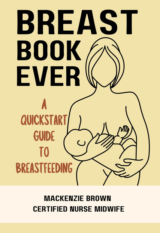 Breast Book Ever: A QuickStart Guide to Breastfeeding, by a certified nurse midwife, full color, with note pages for keeping notes (Pregnancy and Parenting Series)