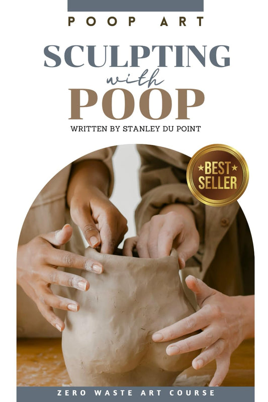 Sculpting with Poop - Zero Waste Art Course: Blank Journal with Fake Book Cover for Prank, Humorous Adult Joke Gift, Office Gag - 916