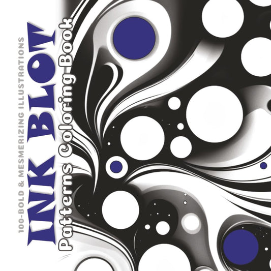 Ink Blot Patterns Coloring Book (Joyful Tapestries) - 9238