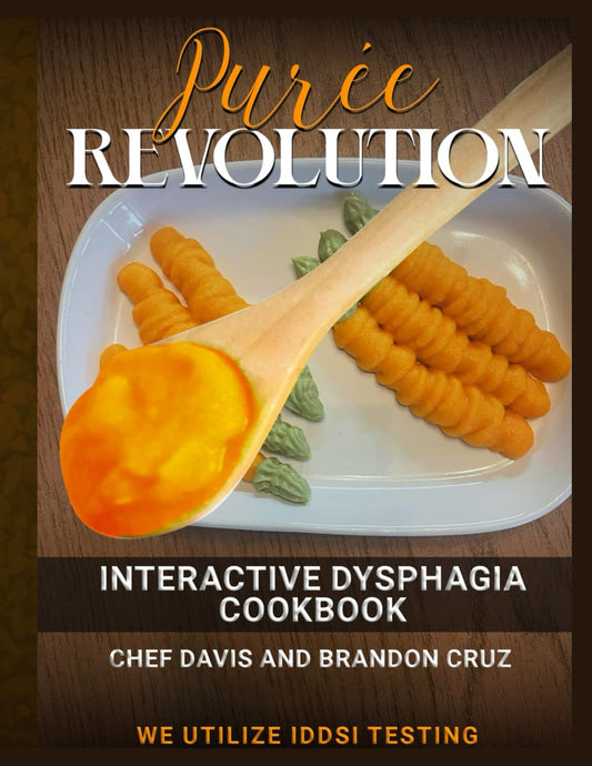 Purée Revolution Interactive Dysphagia Cookbook: Step-by-Step Pureed Recipes with QR Code Guides for Easy Meal Prep and Swallowing Support - 1427