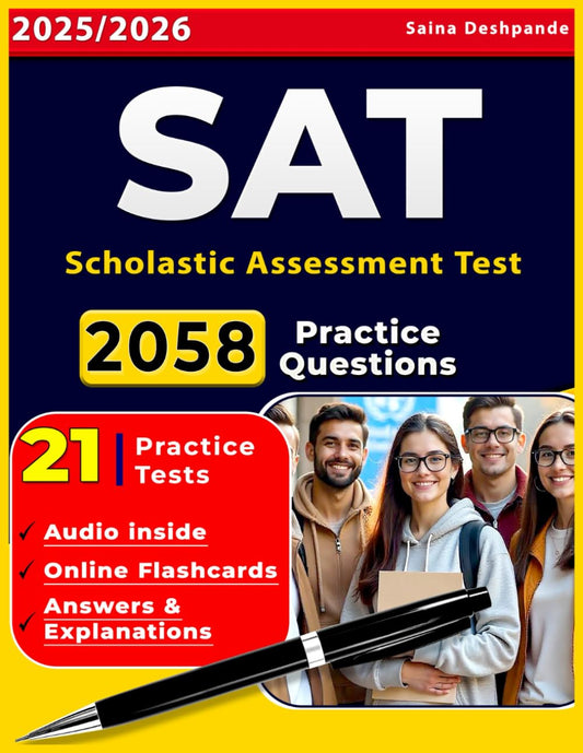 SAT Prep Study Guide: 21 Proven Tests & 2,058 Questions for the Perfect SAT Score - 2612