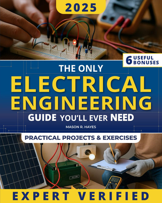 The Only Electrical Engineering Guide You’ll Ever Need: A Complete & Practical Guide Made Easy to Learn How Electricity Really Works. Become the Electrical Master with Real-World Skills, Like a Pro!