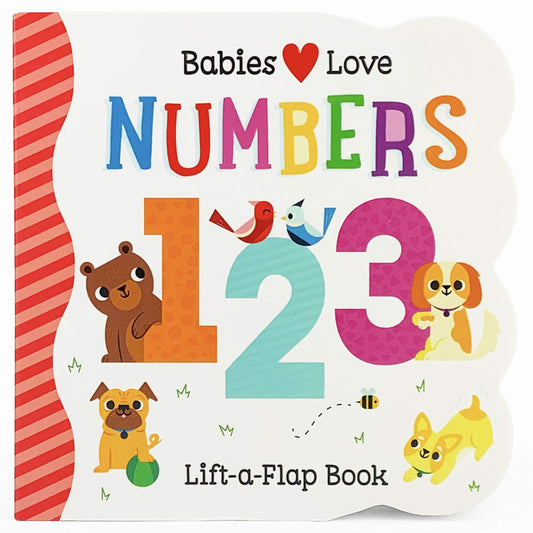 Babies Love Numbers - A First Lift-a-Flap Board Book for Babies and Toddlers Learning about Numbers & Counting, Ages 1-4 - 4665
