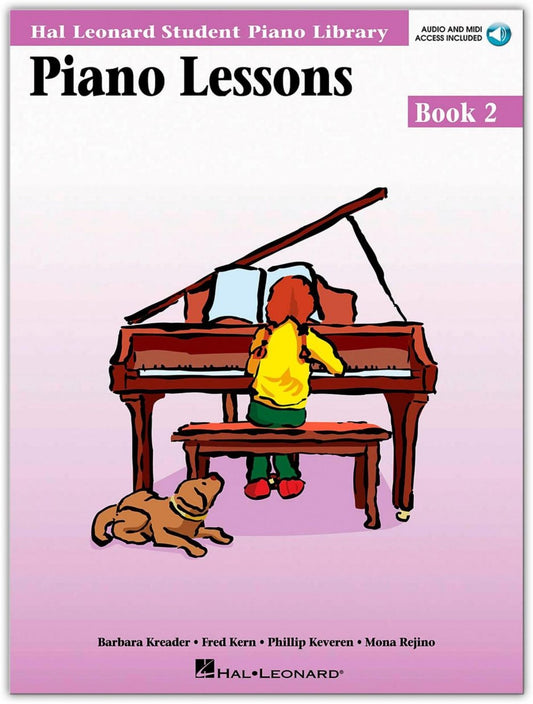 Piano Lessons Book 2 - Hal Leonard Student Piano Library Book/Online Audio - 5600