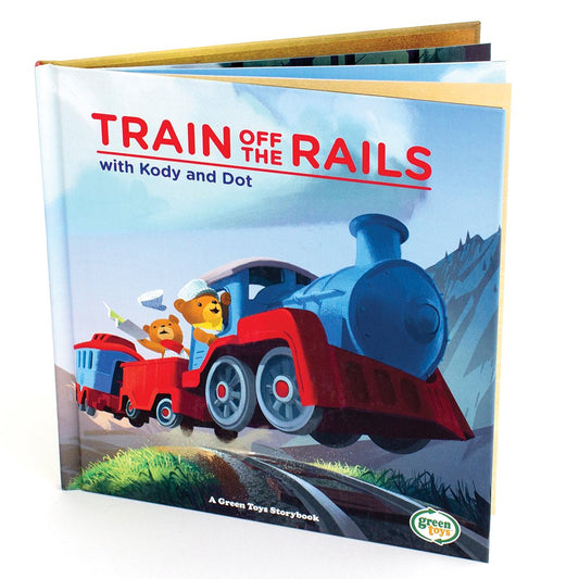 Green Toys Train Off The Rails Book - 2845