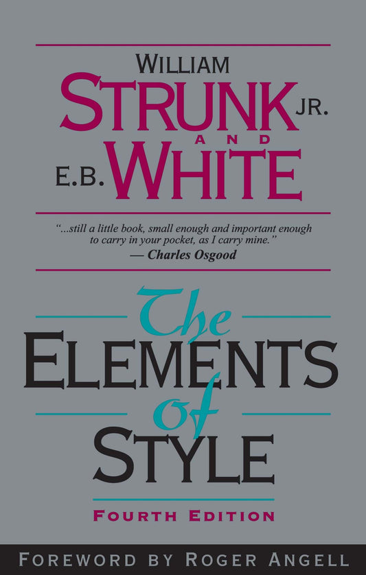 The Elements of Style, Fourth Edition - 540