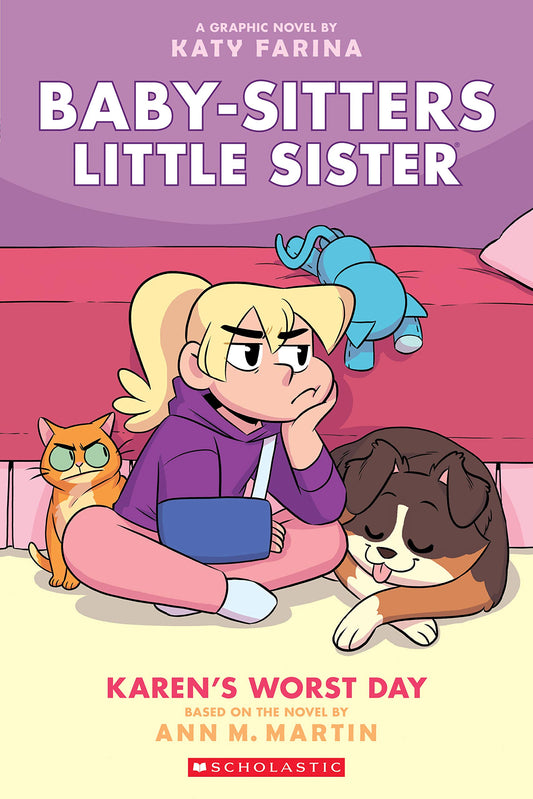 Karen's Worst Day: A Graphic Novel (Baby-Sitters Little Sister #3) (3) (Baby-Sitters Little Sister Graphix) - 9519