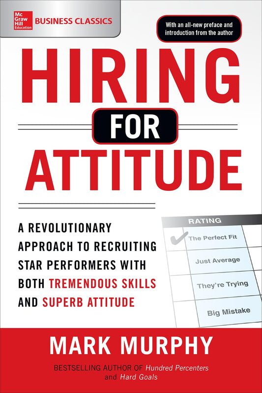 Hiring for Attitude: A Revolutionary Approach to Recruiting and Selecting People with Both Tremendous Skills and Superb Attitude - 4230