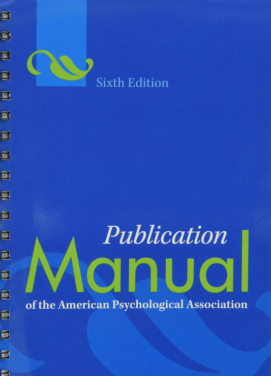 Publication Manual of the American Psychological Association® - 4114