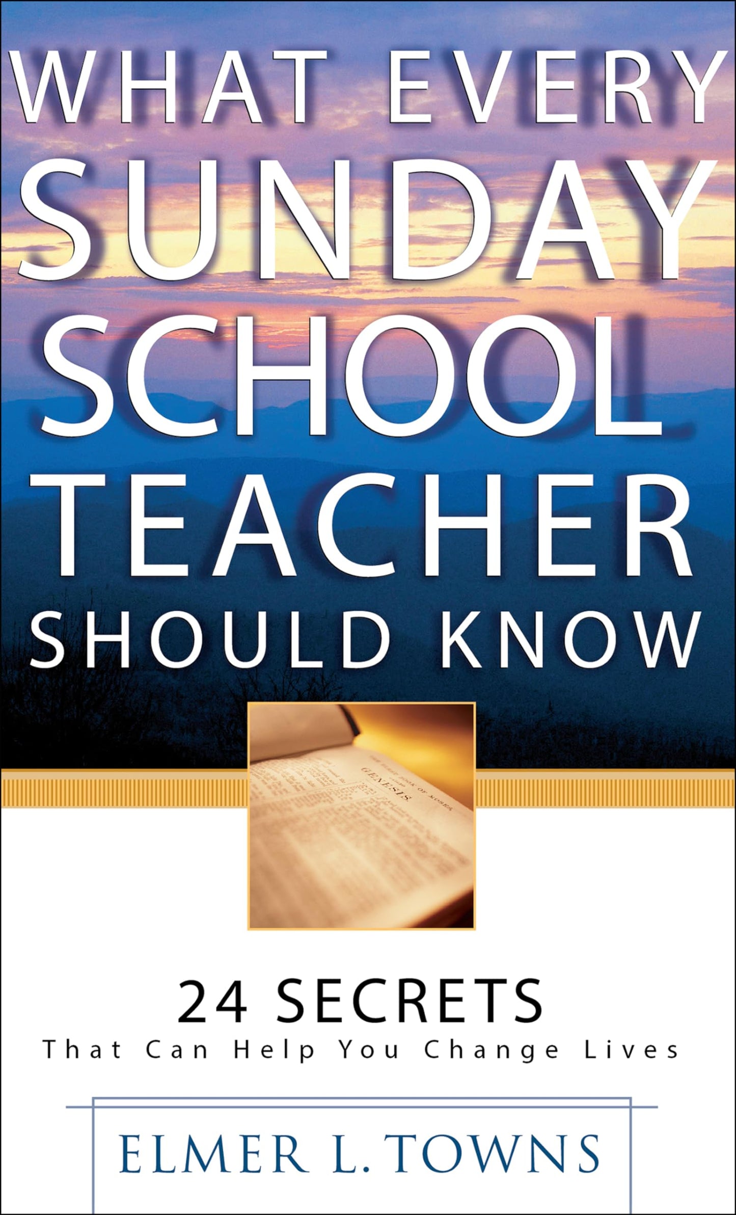 What Every Sunday School Teacher Should Know - 8894