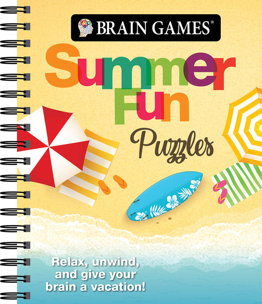 Brain Games - Summer Fun Puzzles: Relax, Unwind, and Give Your Brain a Vacation - 4630