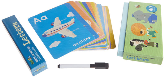 Write-On Wipe-Off Learning Cards: Letters - 3080