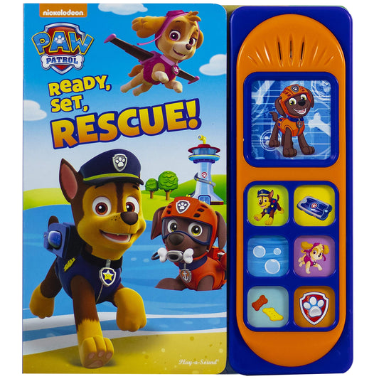 Nickelodeon Paw Patrol Chase, Skye, Marshall, & More. Ready, Set, Rescue - Sound Board Book - PI Kids (Play-A-Sound) - 2028