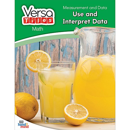hand2mind VersaTiles Math Books Grade 3 (Measurement and Data: Use and Interpret Data) - 6390
