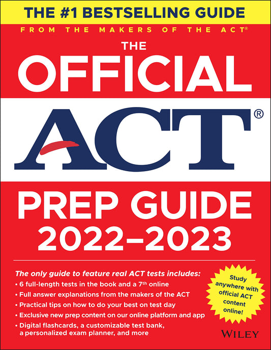 The Official ACT Prep Guide 2022-2023: The ONLY Official Prep Guide From the Makers of the ACT - 916