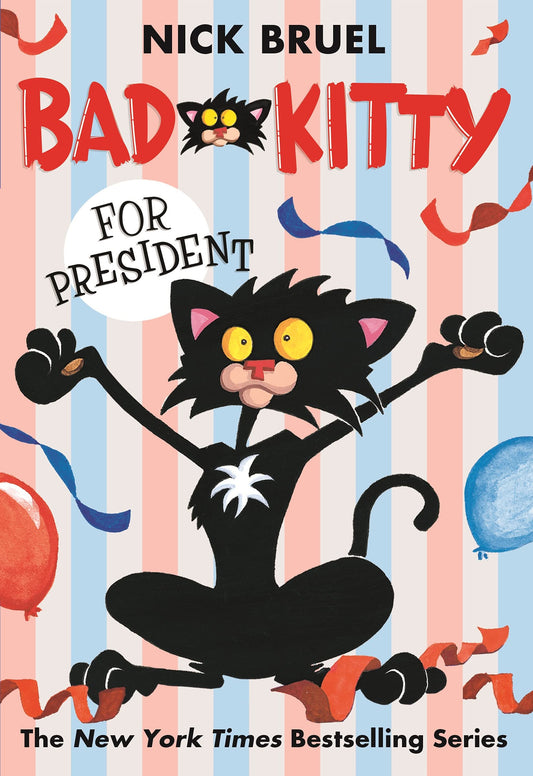 Bad Kitty for President (paperback black-and-white edition) - 5714