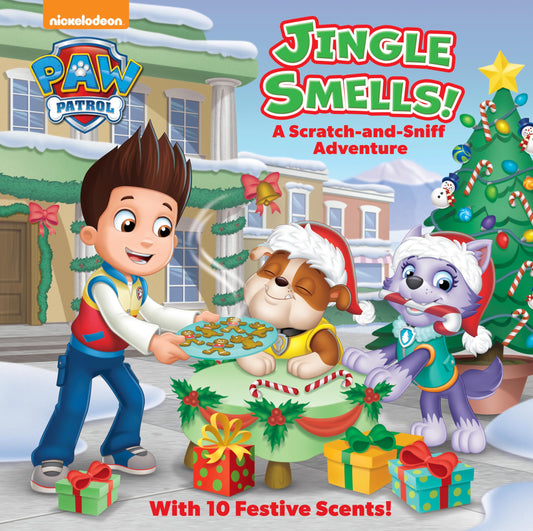 Jingle Smells!: A Scratch-and-Sniff Adventure (PAW Patrol): A Holiday Scratch-and-Sniff Book for Kids - 587