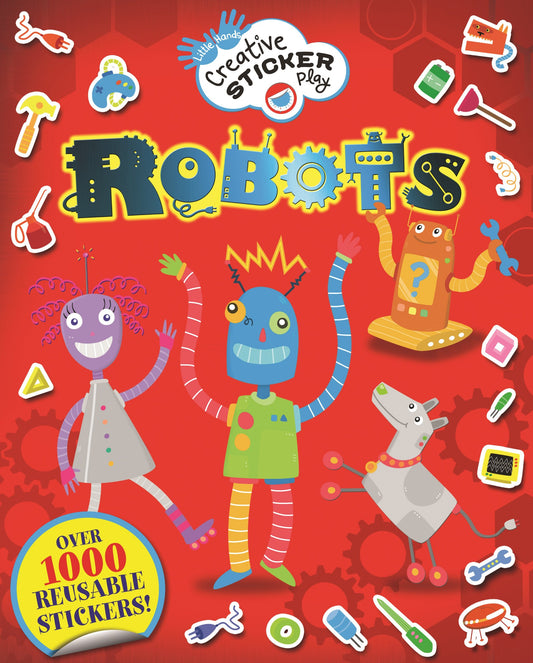 Robots: Over 1000 Reusable Stickers! (Little Hands Creative Sticker Play) - 8736