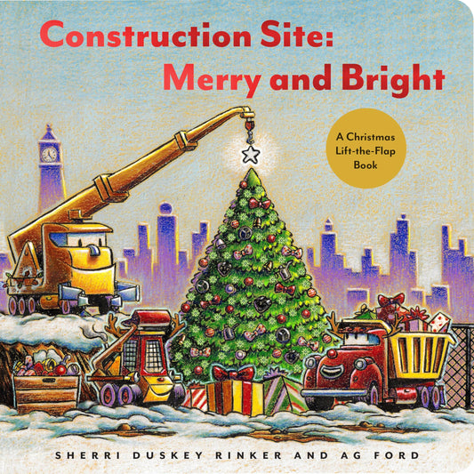 Construction Site: Merry and Bright: A Christmas Lift-the-Flap Book (Goodnight, Goodnight, Construc) - 3866