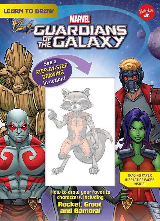 Learn to Draw Marvel Guardians of the Galaxy: How to draw your favorite characters, including Rocket, Groot, and Gamora! (Licensed Learn to Draw) - 4884