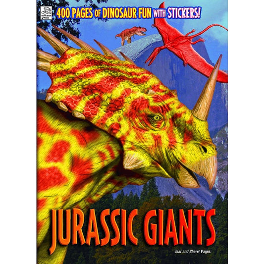 Bendon Jurassic Giants 400 Pages of Coloring Fun with Stickers - 965