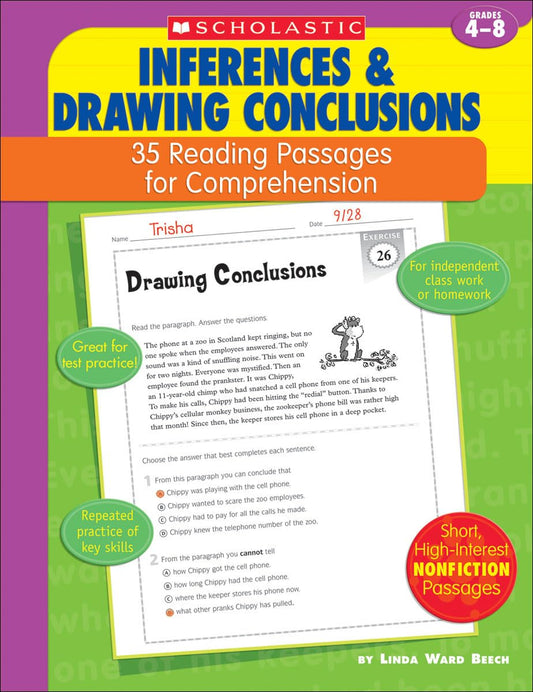 35 Reading Passages for Comprehension: Inferences & Drawing Conclusions: 35 Reading Passages for Comprehension - 4657